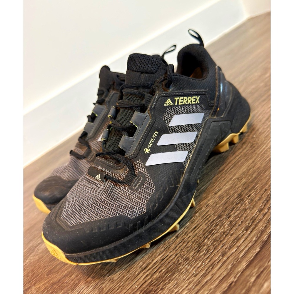 adidas Terrex Gore-Tex Hiking Shoes Black Gray US 6.5 Medium MPN FW2779